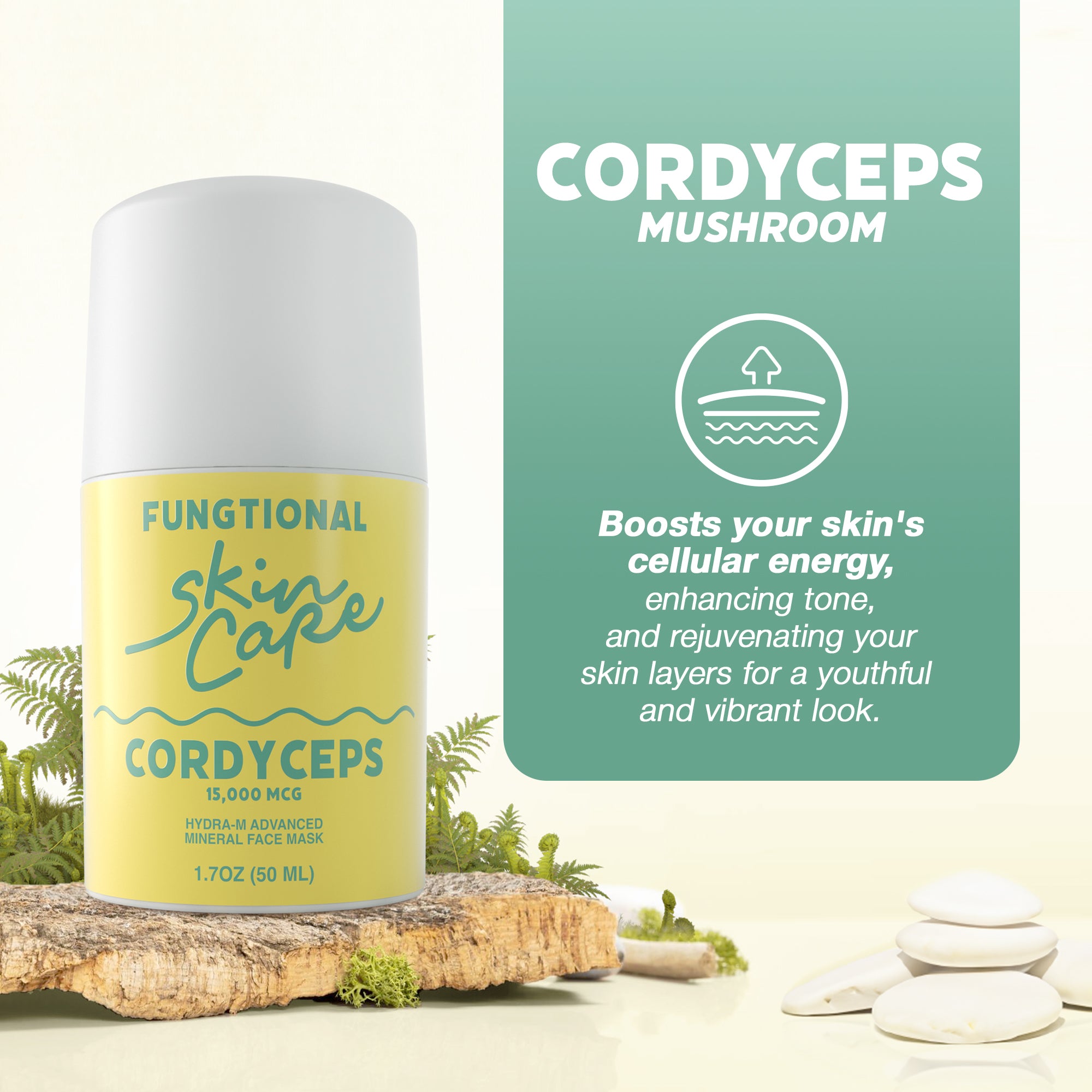 Cordyceps Revitalizing Mask - hydrating and Brightening Skincare