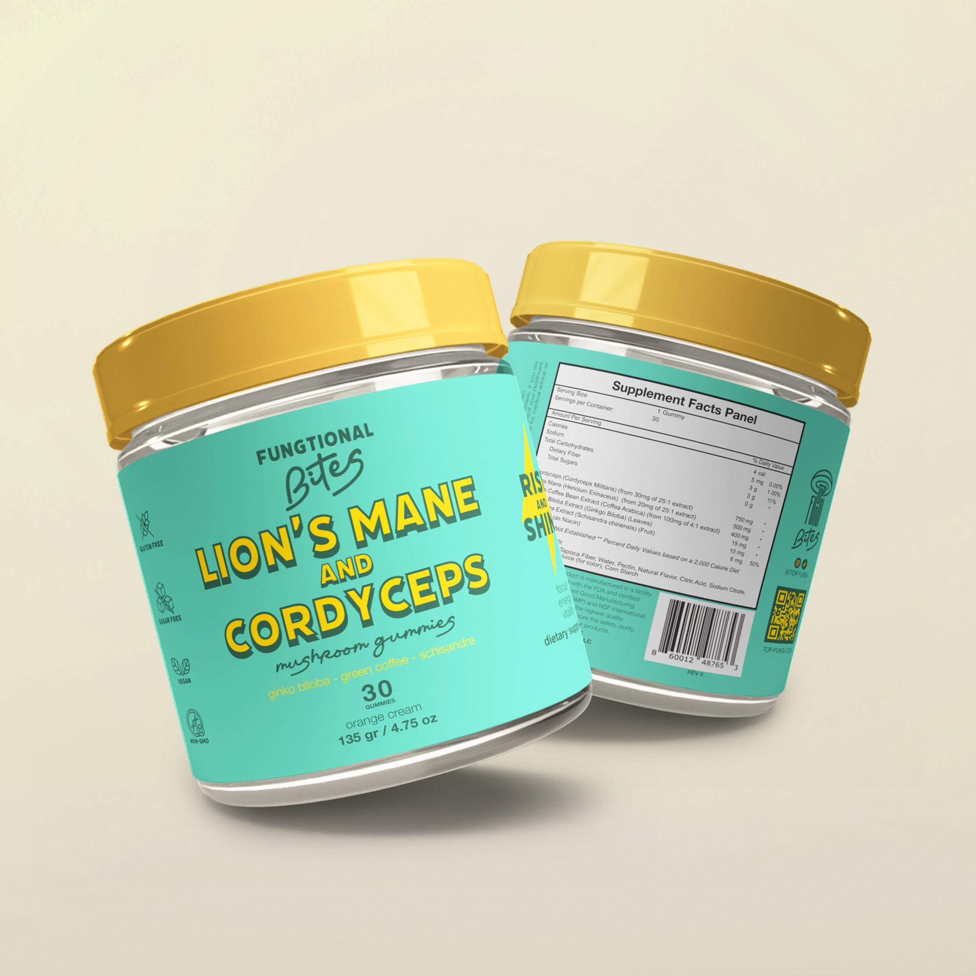 Lion's Mane and Cordyceps Gummies